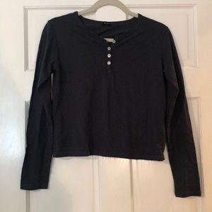 Brandy Melville long sleeve with buttons